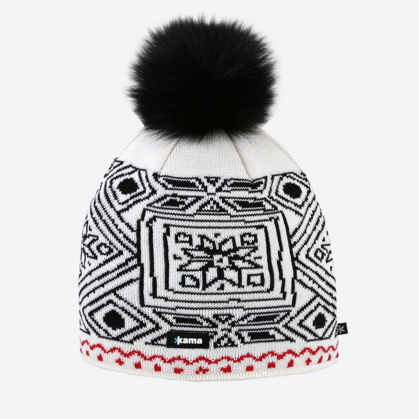 Knitted Merino beanie Kama AND A03
