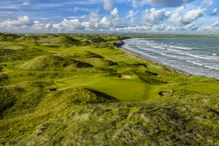 Course view at Ballybunion Golf Club