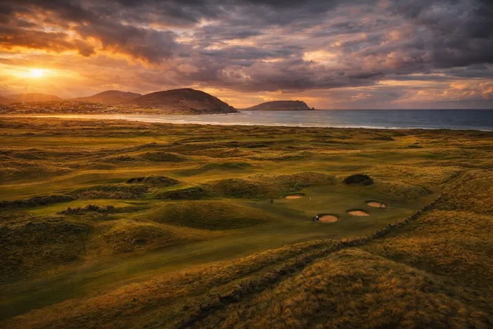 Course view at Ballyliffin Golf Club