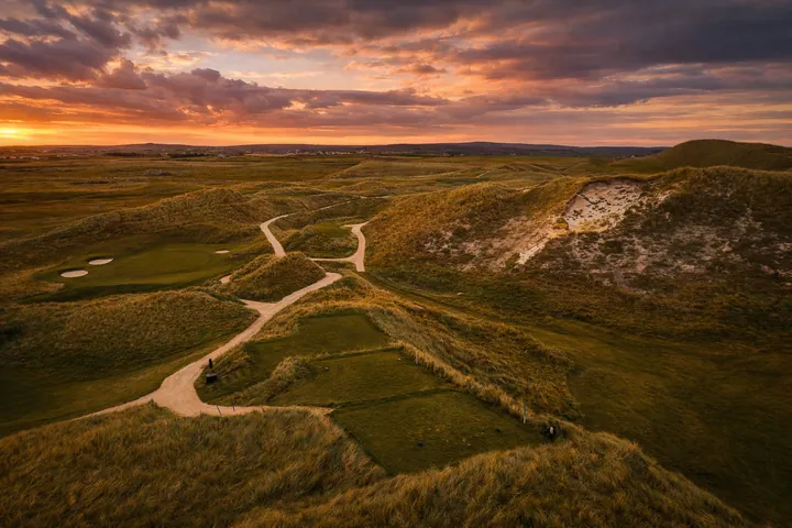 Course view at Carne Golf Links