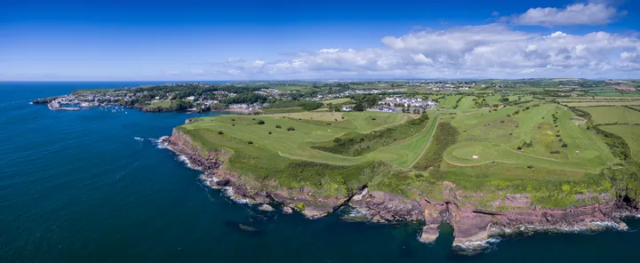 Course view at Dunmore East Golf Club