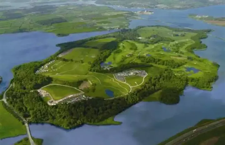 Course view at Fota Island Golf Club