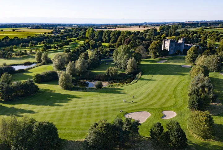 Course view at Kilkea Castle