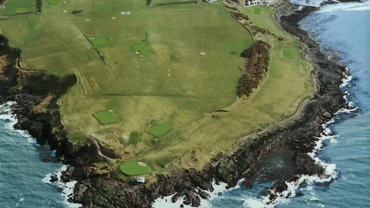 Course view at Larne Golf Club