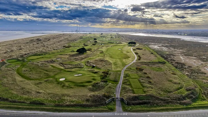 Course view at Royal Dublin Golf Club
