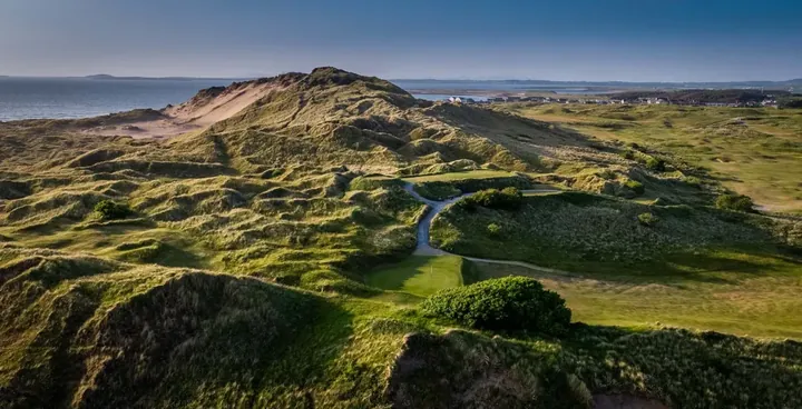 Course view at Strandhill Golf Club